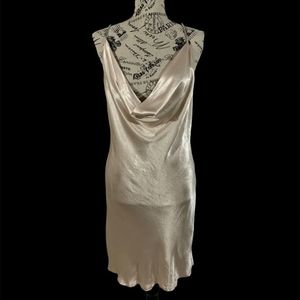 Forever 21 beige evening M mini dress